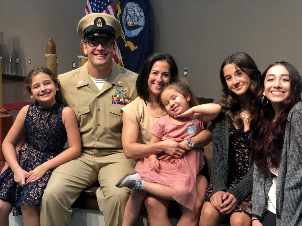 Colby Cook and family