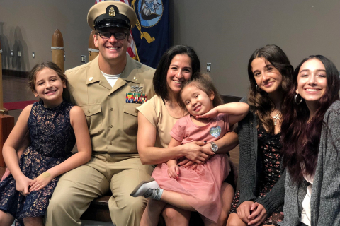 Colby Cook and family