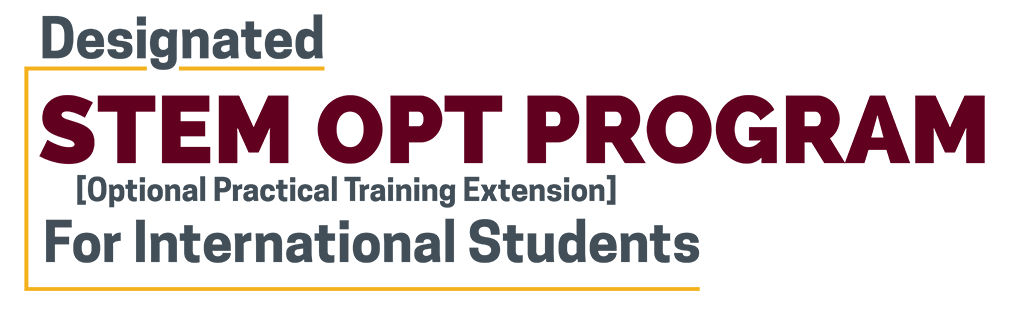Designated STEM OPT Degree Program